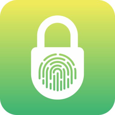 Vektör kilidi simgesi, vektör illüstrasyonu