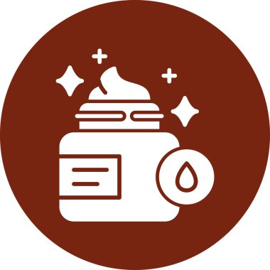 Bir süt simgesinin vektör illüstrasyonu