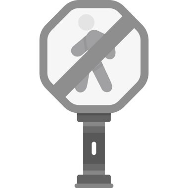 Dur tabelası. Basit tasarım