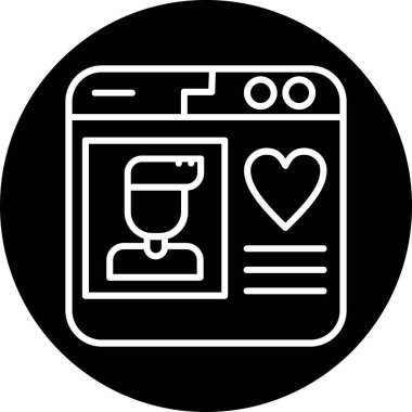 kahve ikonu vektör illüstrasyonu