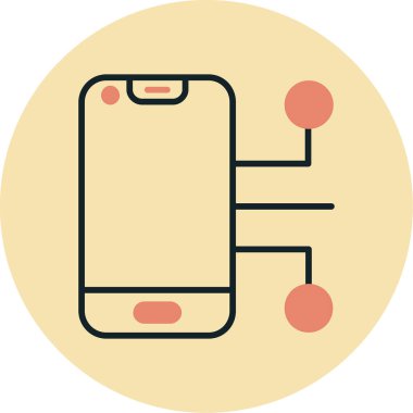 Cep telefonu. Basit tasarım