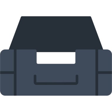 araba sürücü düz simge, vektör, illüstrasyon