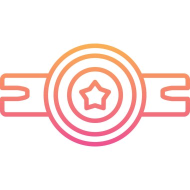 Modern ikon vektör illüstrasyonu, yaz konsepti