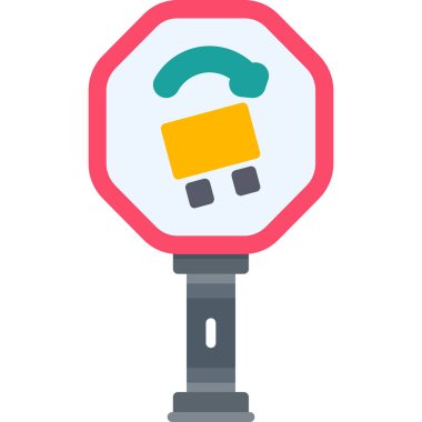 - Telefon. Web simgesi basit illüstrasyon