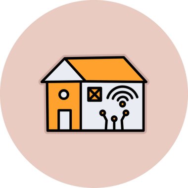 ev simgesi vektör illüstrasyonu