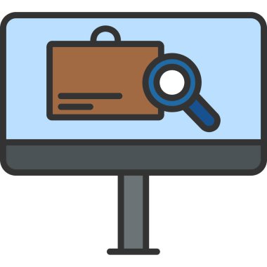 ticari finans bürosu simgesi - taslak biçimi