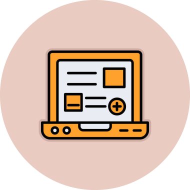 Web simgesi vektör illüstrasyonu