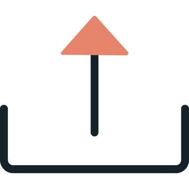 ok yönü simgesi ana hat biçiminde