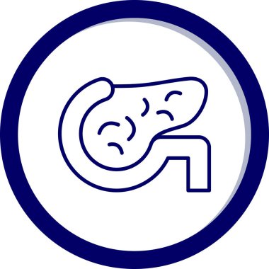 Midem. Web simgesi basit illüstrasyon