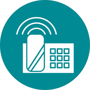 Eşsiz Telefon Vektörü Kabartma Simgesi