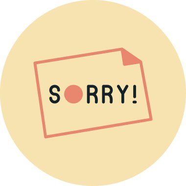 Üzgün simgenin vektör illüstrasyonu