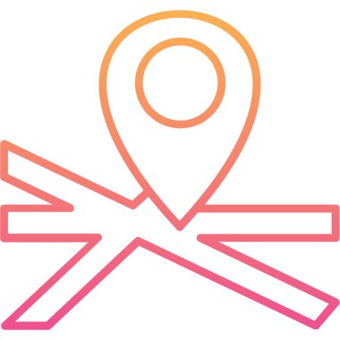 Bir papyonun izole edilmiş tek bir simgesinin vektör çizimi