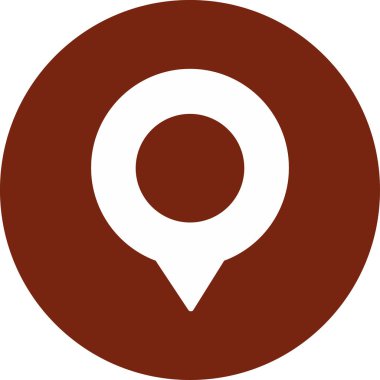 harita pin ikonu vektör illüstrasyonu