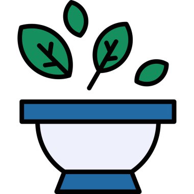 Çiçek. Web simgesi basit illüstrasyon