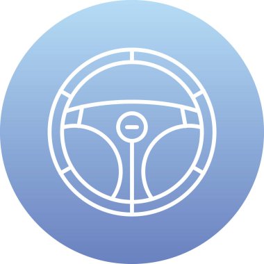 Benzersiz direksiyon vektör çizgisi simgesi