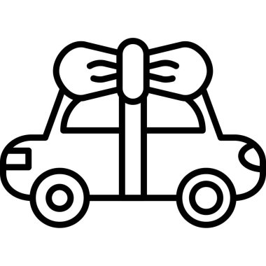 Bir hediye, vektör simgesi