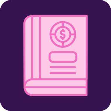 Kitap. Web simgesi basit illüstrasyon