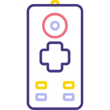 Kontrolör. Web simgesi basit illüstrasyon