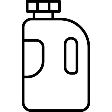 şişe simgesi, vektör illüstrasyonu