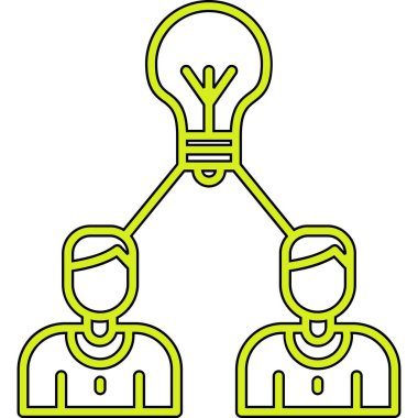 Ampul fikri simgesi, özet biçimi