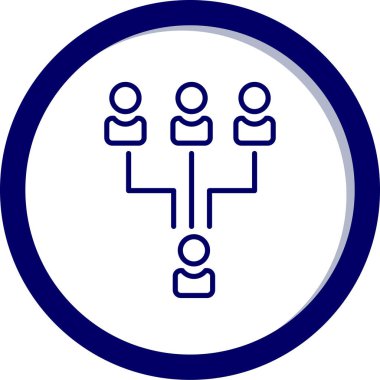 İş. Web simgesi basit illüstrasyon