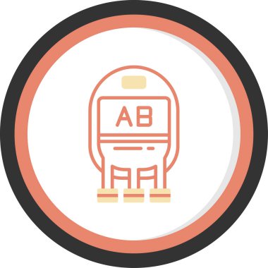 tren simgesi vektör illüstrasyonu