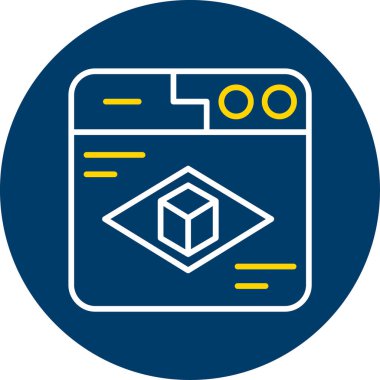 kutu teslim lojistik simgesi ana hat biçiminde