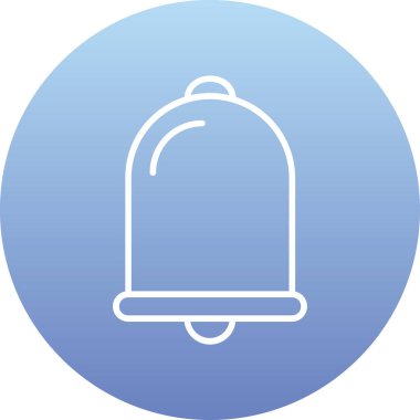 vektör çan düz biçim simgesi