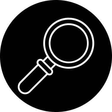 Arama simgesinin vektör illüstrasyonu