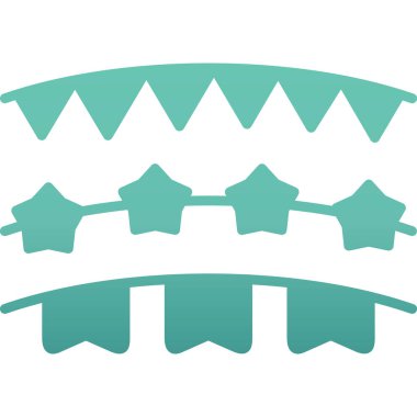 yeşil ve mavi kurdeleli beyaz arkaplan