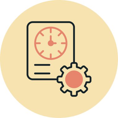 Web ayarı simgesi vektör illüstrasyonu