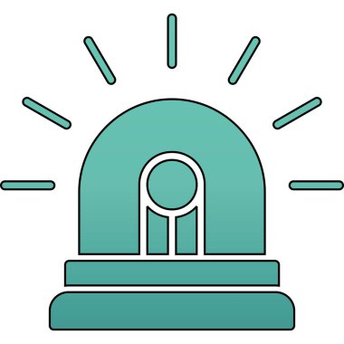 Modern simgenin vektör illüstrasyonu