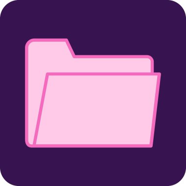 klasör web vektör simgesi