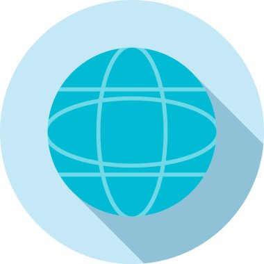 Küresel simge vektör illüstrasyonu