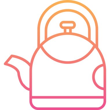 Sırt çantası simgesinin vektör çizimi