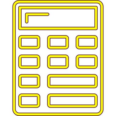 Hesap makinesi matematik simgesi - taslak biçimi