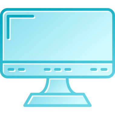 mavi ekran simgesi olan bilgisayar ekranı