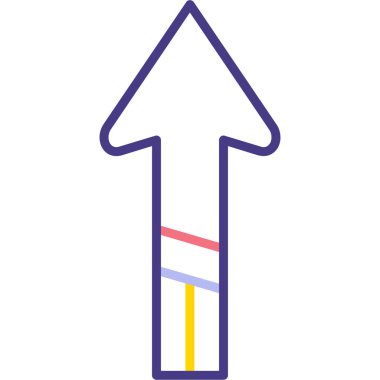 Yön oku. Basit resimleme