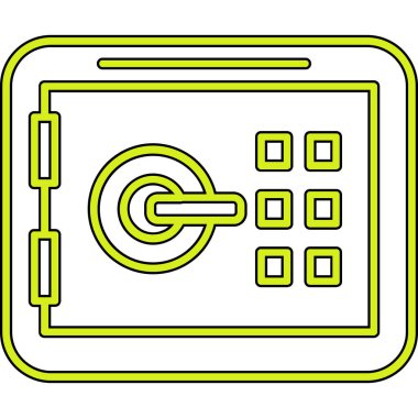 Akıllı telefon simgesi. Web için tablet vektör simgelerinin özet çizimi