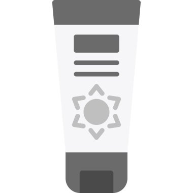 Krema ikonu. vektör illüstrasyonu