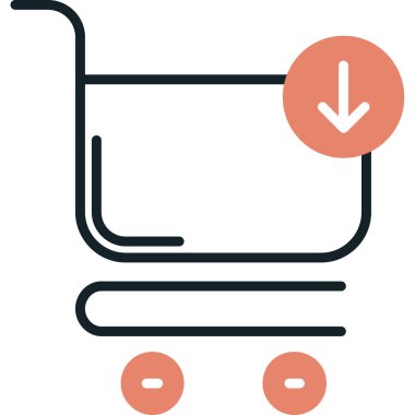 Moda tarzında izole edilmiş arkaplan simgesi