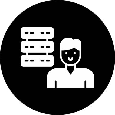 Modern bir simgenin vektör illüstrasyonu