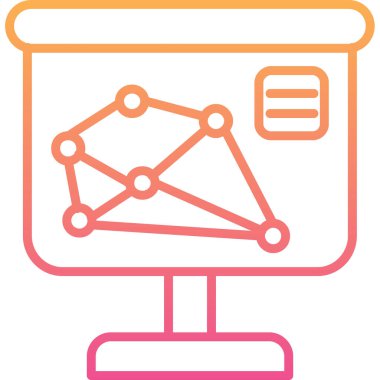 ağ web simgesi basit tasarımı