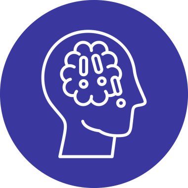 Vektör Beyin simgesi illüstrasyonu