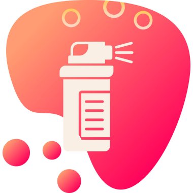 şişe simgesi vektör illüstrasyonu