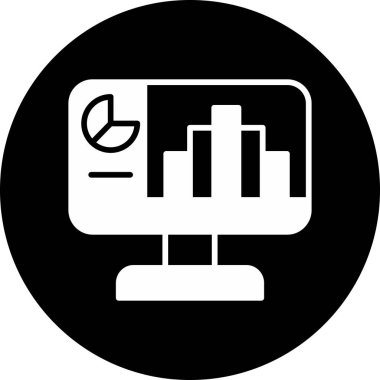 veri merkezi simgesi vektör illüstrasyonu