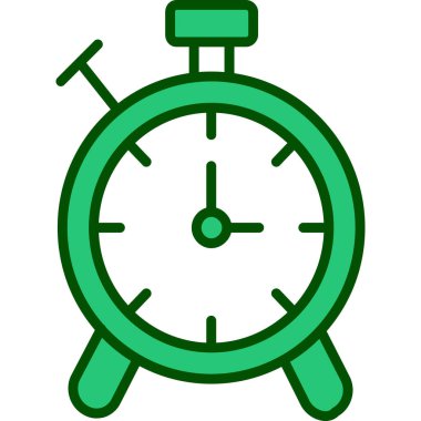 saat simgesi, vektör illüstrasyonu