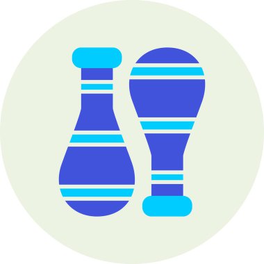 Doldurulmuş ana hatlı bowling oyunu simgesi