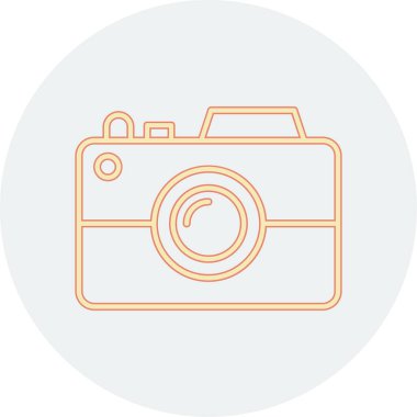 Vektör kamera Simgesi illüstrasyonu