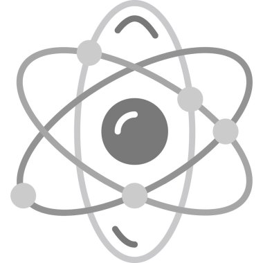 atom. Web simgesi basit illüstrasyon